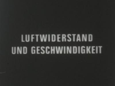 Luftwiderstand und Geschwindigkeit