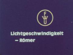 Lichtgeschwindigkeit – Römer