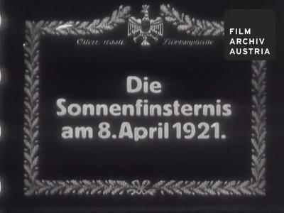 Die Sonnenfinsternis am 8. April 1921