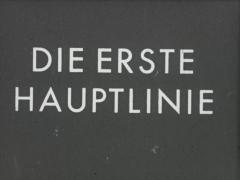 Die erste Hauptlinie