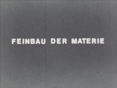 Feinbau der Materie