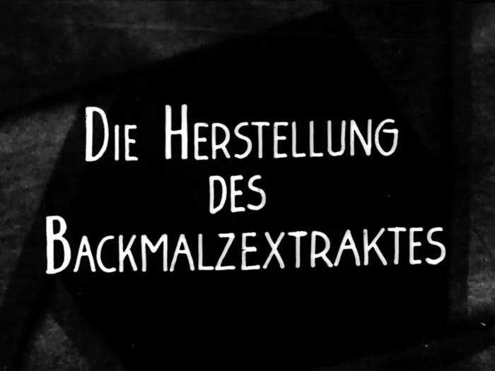 Die Herstellung des Backmalzextraktes