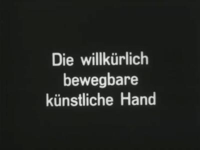 Die willkürlich bewegbare künstliche Hand