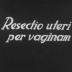 Resectio uteri per vaginam