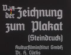 Von der Zeichnung zum Plakat (Steindruck)