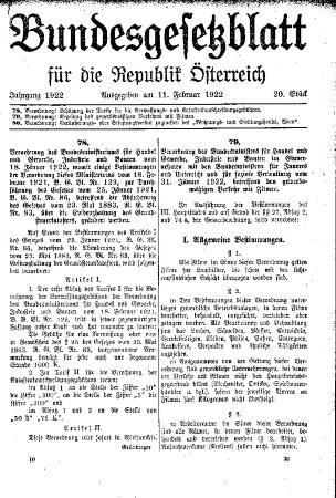 Verordnung des Bundesministers für Handel und Gewerbe, Industrie und Bauten im Einvernehmen mit den Bundesministern für Inneres und Unterricht und für soziale Verwaltung vom 31. Jänner 1922, betreffend den gewerbsmäßigen Verkehr mit Filmen