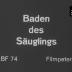 Baden des Säuglings